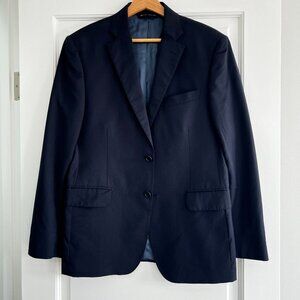 Saks Fifth Avenue x Ermenegildo Zegna Navy Blazer – Made in Italy (38R)